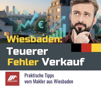 Der grösste Fehler beim Immobilienverkauf in Wiesbaden: Warum ein zu hoher Preis Sie bares Geld kostet